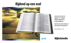 Rijdend op een ezel – 74
